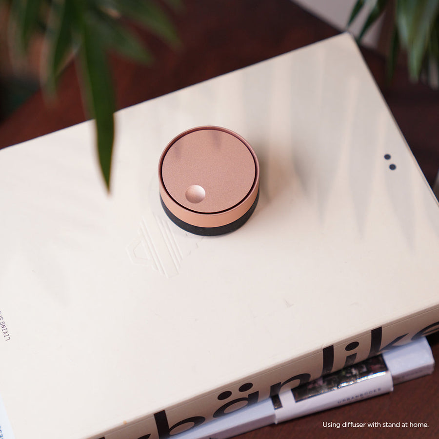 Aluminum Diffuser - Top: Black/Bottom: Black [4 Scents]