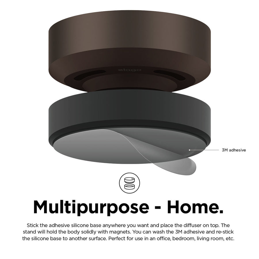 Aluminum Diffuser - Top: Black/Bottom: Dark Brown [4 Scents]