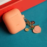 Peach Keyring