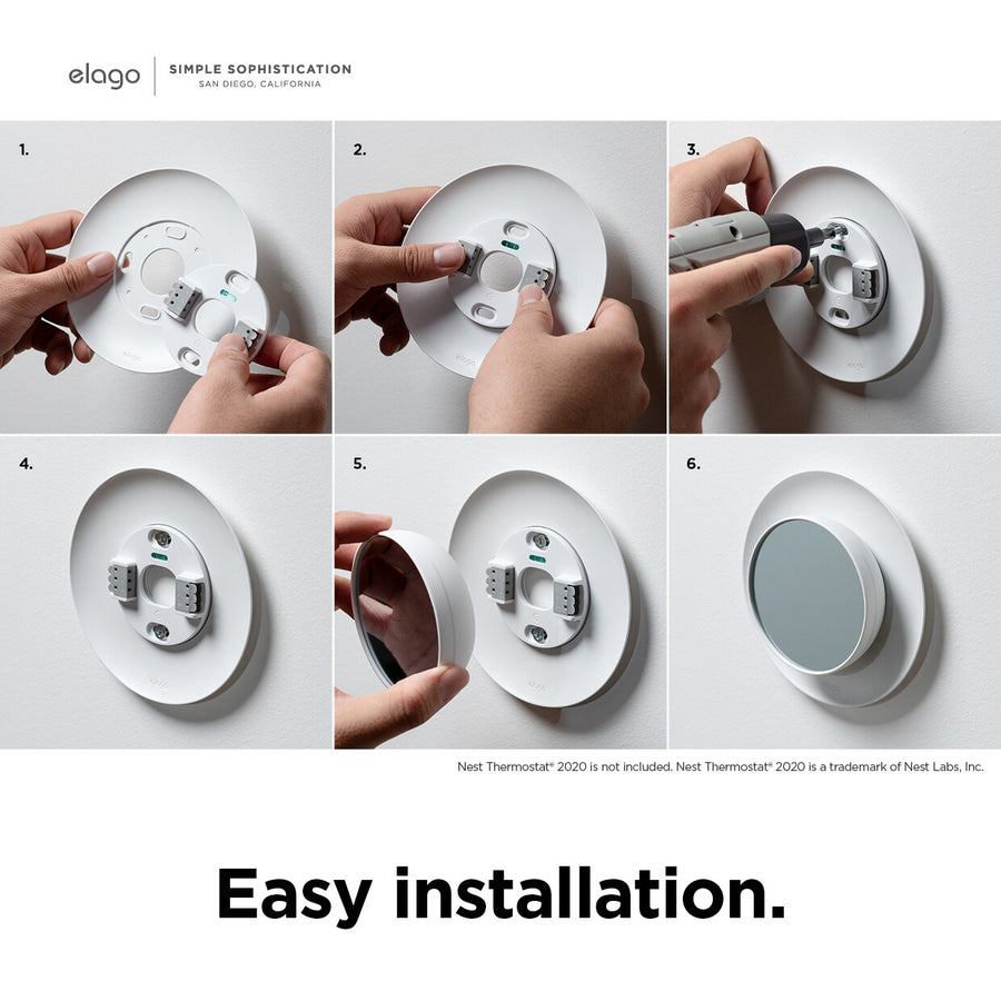 Satellite Wall Plate for Nest Thermostat 2020 [4 Colors]