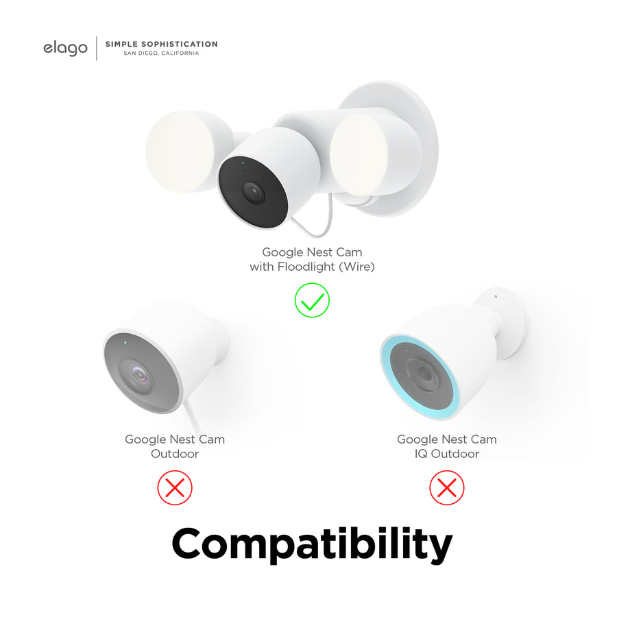 Silicone Cover for Nest Cam with Floodlight (Wired) [3 Colors]