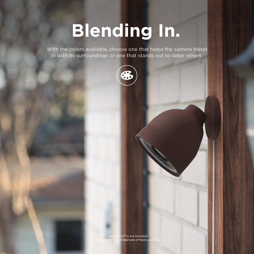 Elago Silicone Case Cover For Google Nest Hello Doorbell - Dark Brown