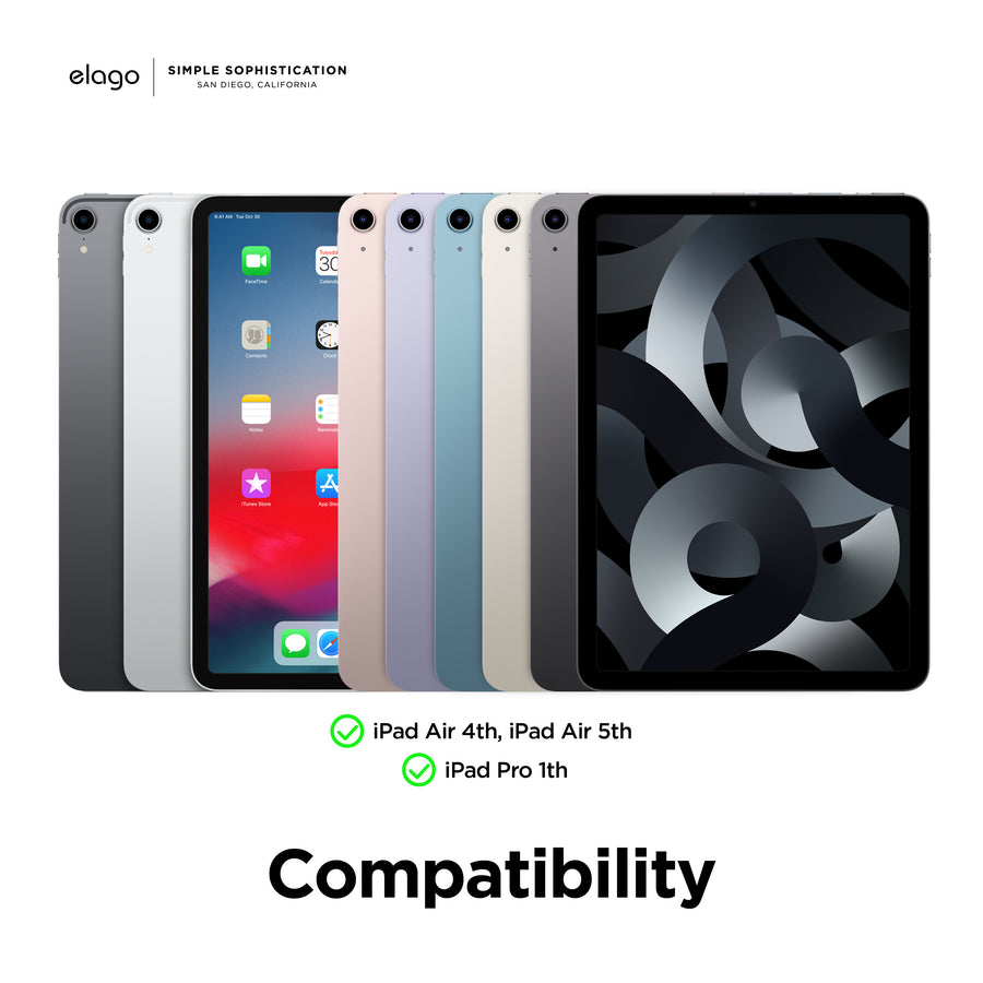 Magnetic Folio Case for iPad Air 4th, 5th and iPad Pro 1st Gen 2018 version [4 Colors]