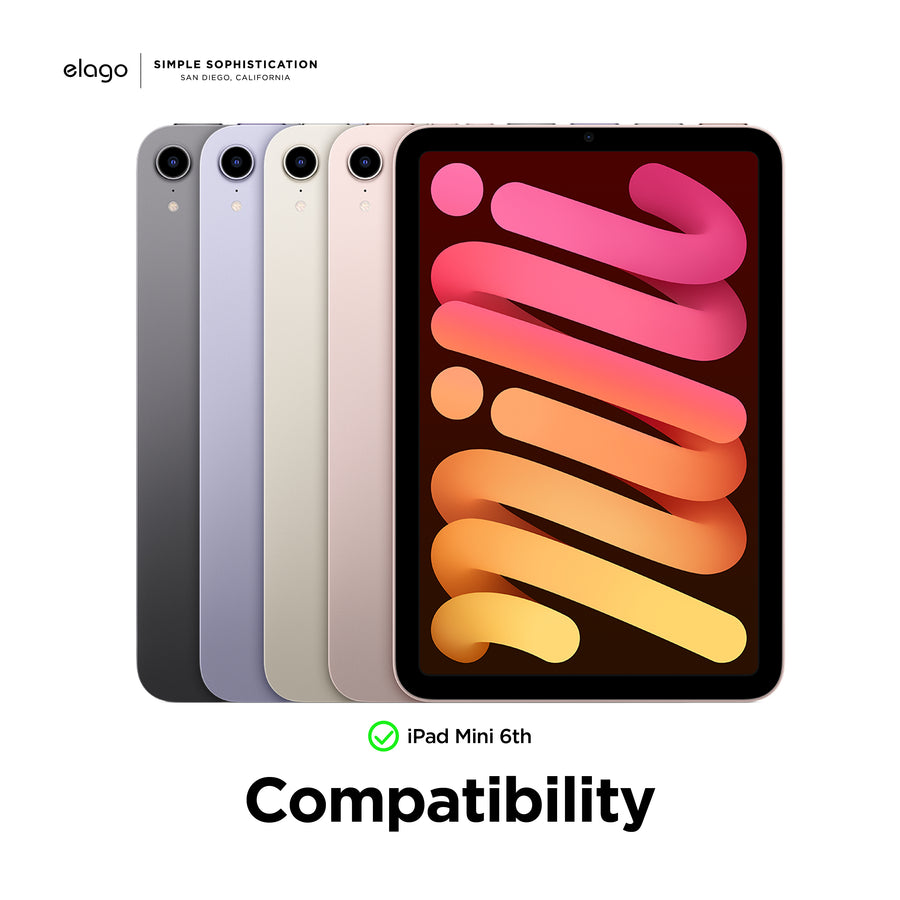 Smart Folio Case with Clasp for iPad Mini 6th [3 Colors]