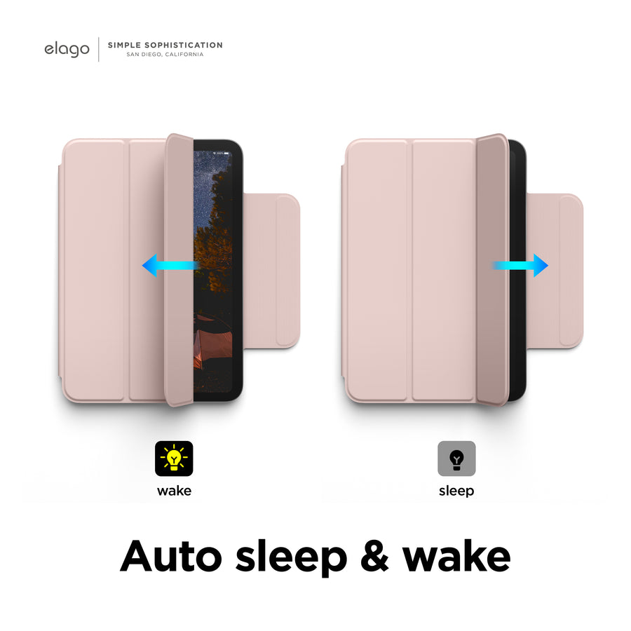 Smart Folio Case with Clasp for iPad Mini 6th [3 Colors]
