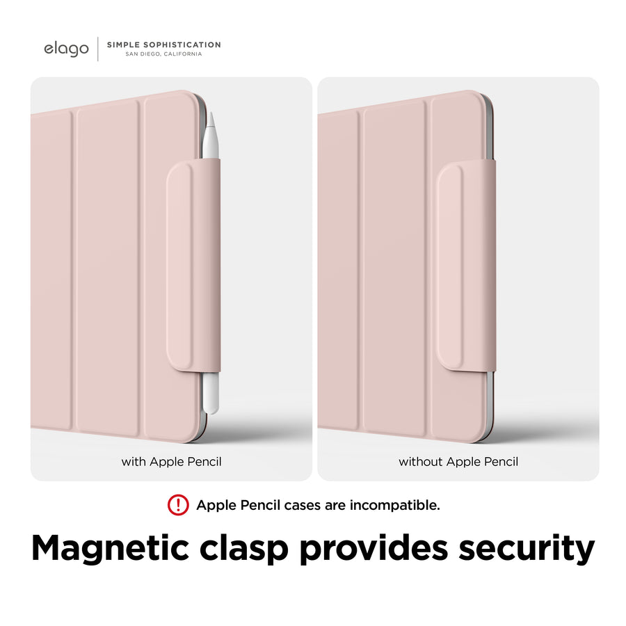 Smart Folio Case with Clasp for iPad Mini 6th [3 Colors]