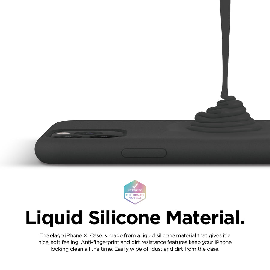 Premium Silicone Case for iPhone 11 Pro [11 Colors]
