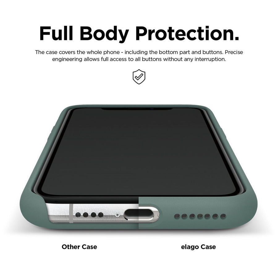 Premium Silicone Case for iPhone 11 Pro Max [11 Colors]