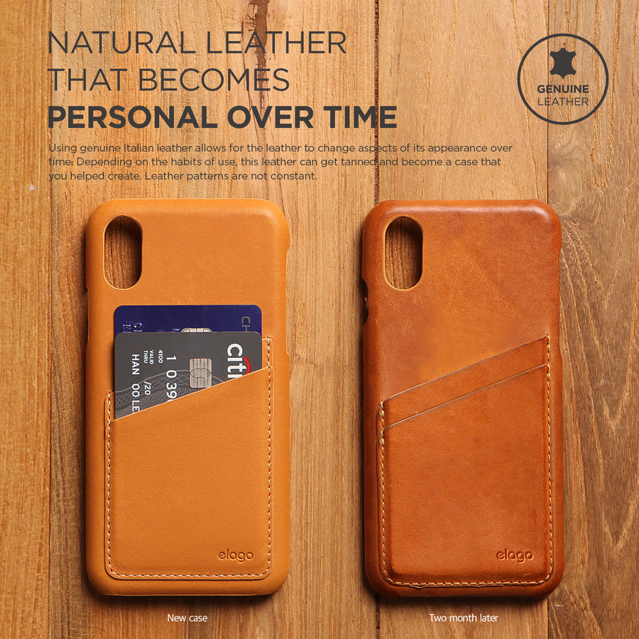 Genuine Leather Case for iPhone X