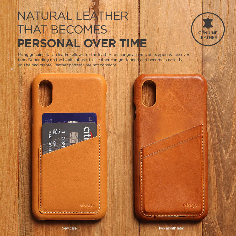 Genuine Leather Case for iPhone XS