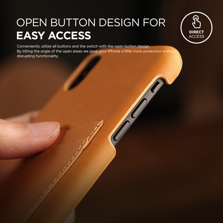 Genuine Leather Case for iPhone XS