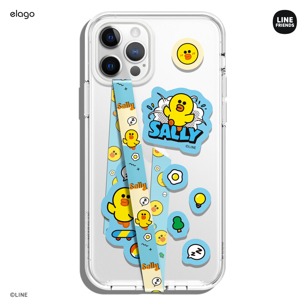LINE FRIENDS l elago Phone Strap with Stickers [5 Styles]