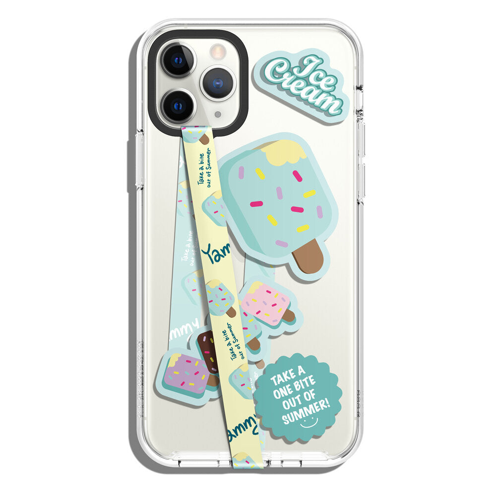 Phone Strap with Stickers [6 Colors]