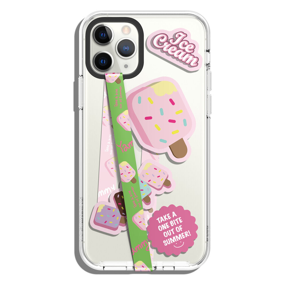 Phone Strap with Stickers [6 Colors]