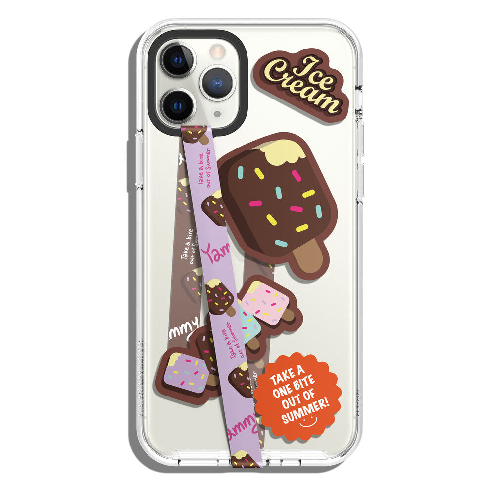 Phone Strap with Stickers [6 Colors]