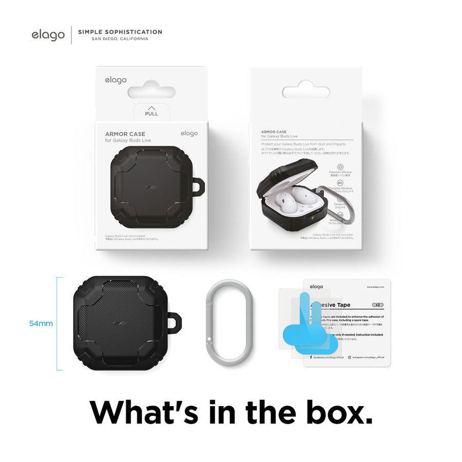  elago GB5 Case Compatible with Samsung Galaxy Buds FE Case  (2023) / Galaxy Buds 2 Pro Case (2022) / Galaxy Buds 2 Case (2021) / Galaxy  Buds Pro Case (2021) / Galaxy Buds Live Case (2020) (Light Grey) :  Electronics