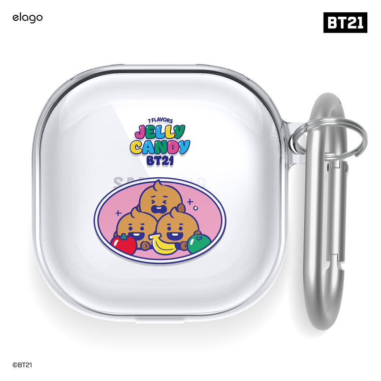 BT21 | elago Jelly Candy Case for Galaxy Buds 2 / Pro / Pro 2 / Live / FE [8 Styles]