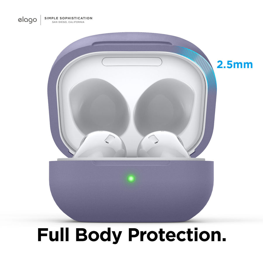 Silicone Basic Case for Galaxy Buds 2 / Pro / Pro 2 / Live  [5 Colors]