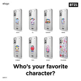 BT21 I elago Galaxy S21 Hybrid Case [8 Styles]