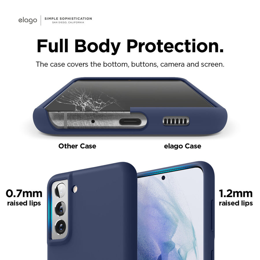 Liquid Silicone Case for Galaxy S21 Plus [3 Colors]