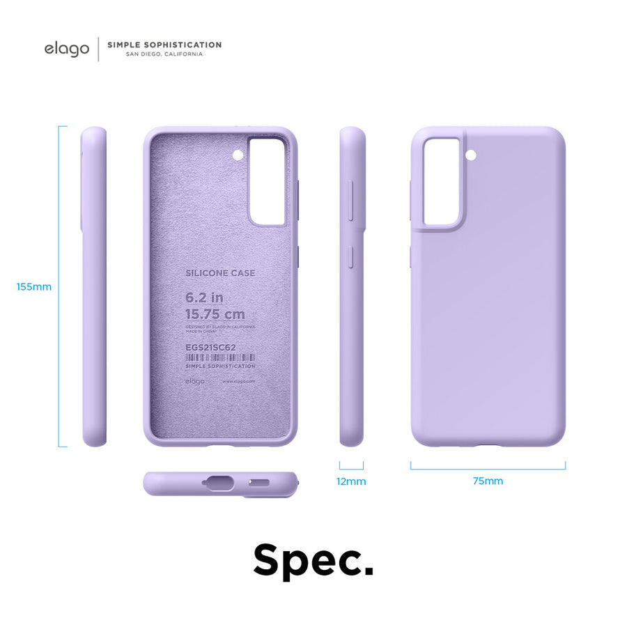 Liquid Silicone Case for Galaxy S21 [3 Colors]