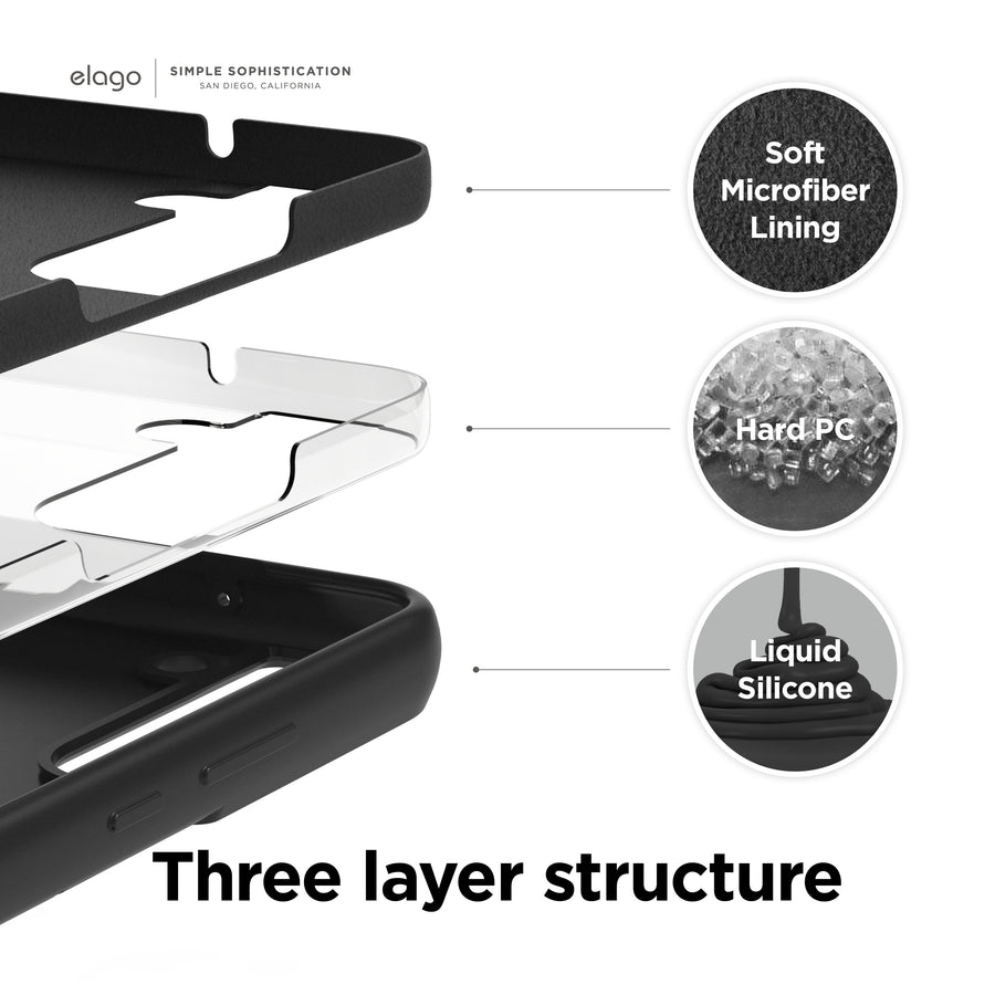 Liquid Silicone Case for Galaxy S22 Plus [3 Colors]