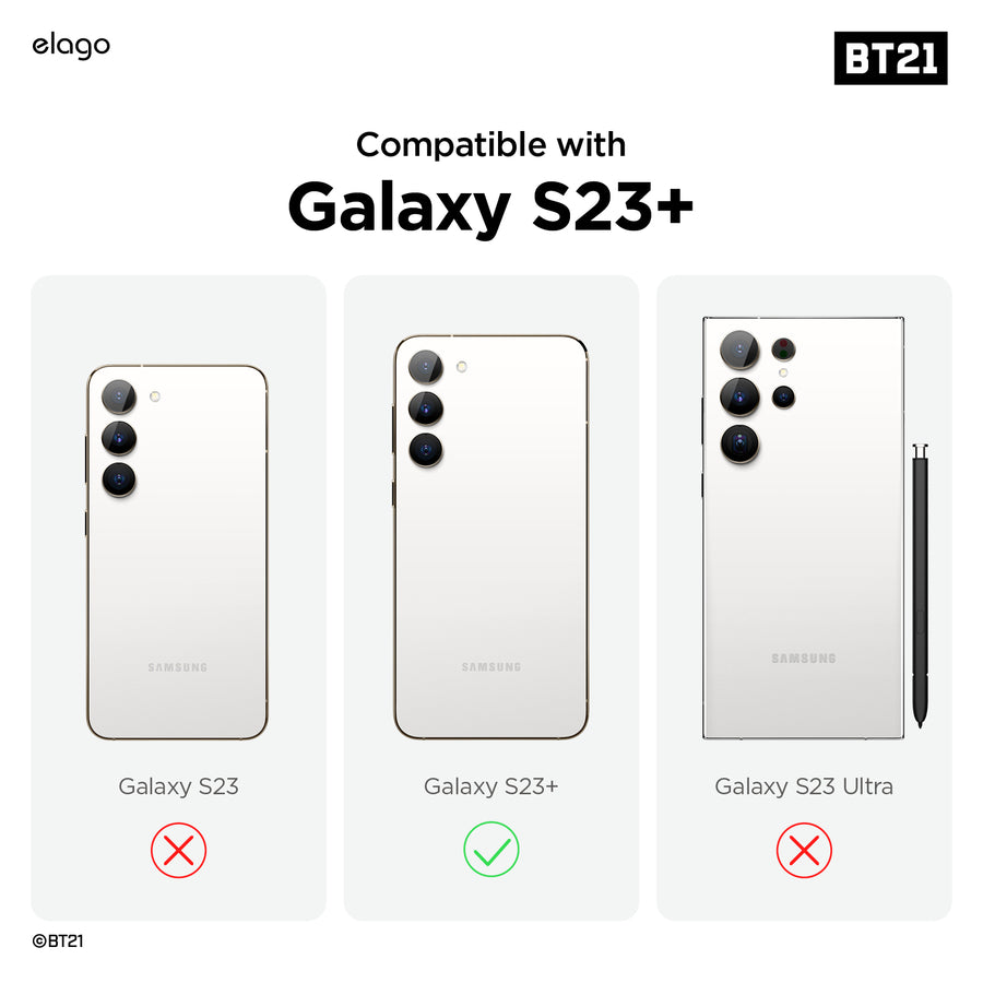 BT21 | elago Minini Case for Galaxy S23 Plus [2 Styles]