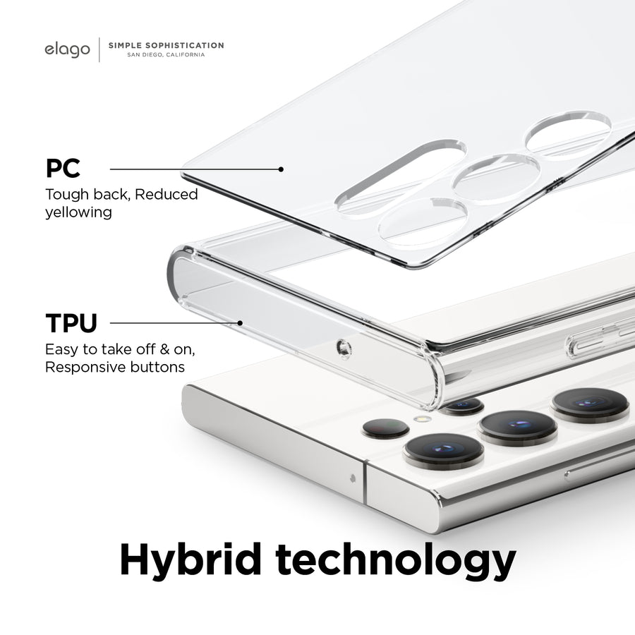 Hybrid Clear Case for Galaxy S23 Ultra