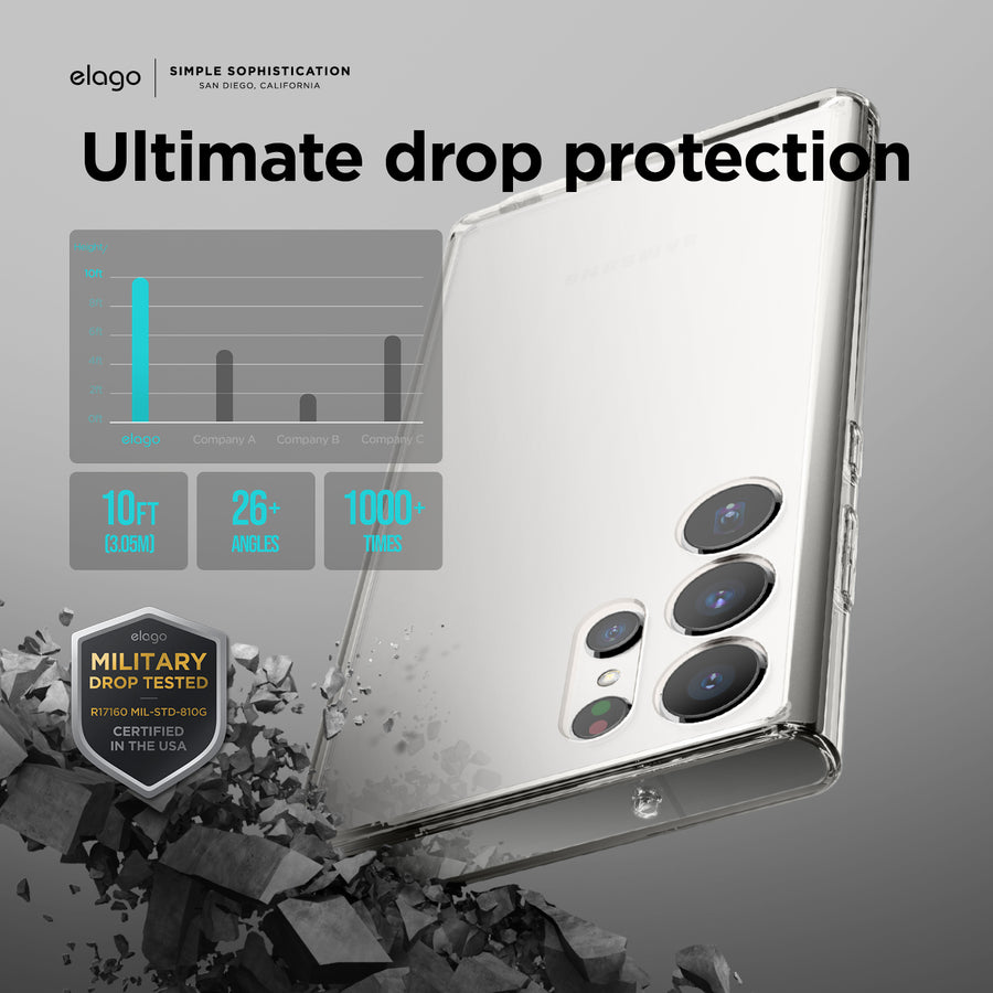 Hybrid Clear Case for Galaxy S23 Ultra