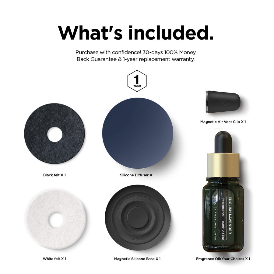 Silicone Diffuser [4 Scents][3 Colors]