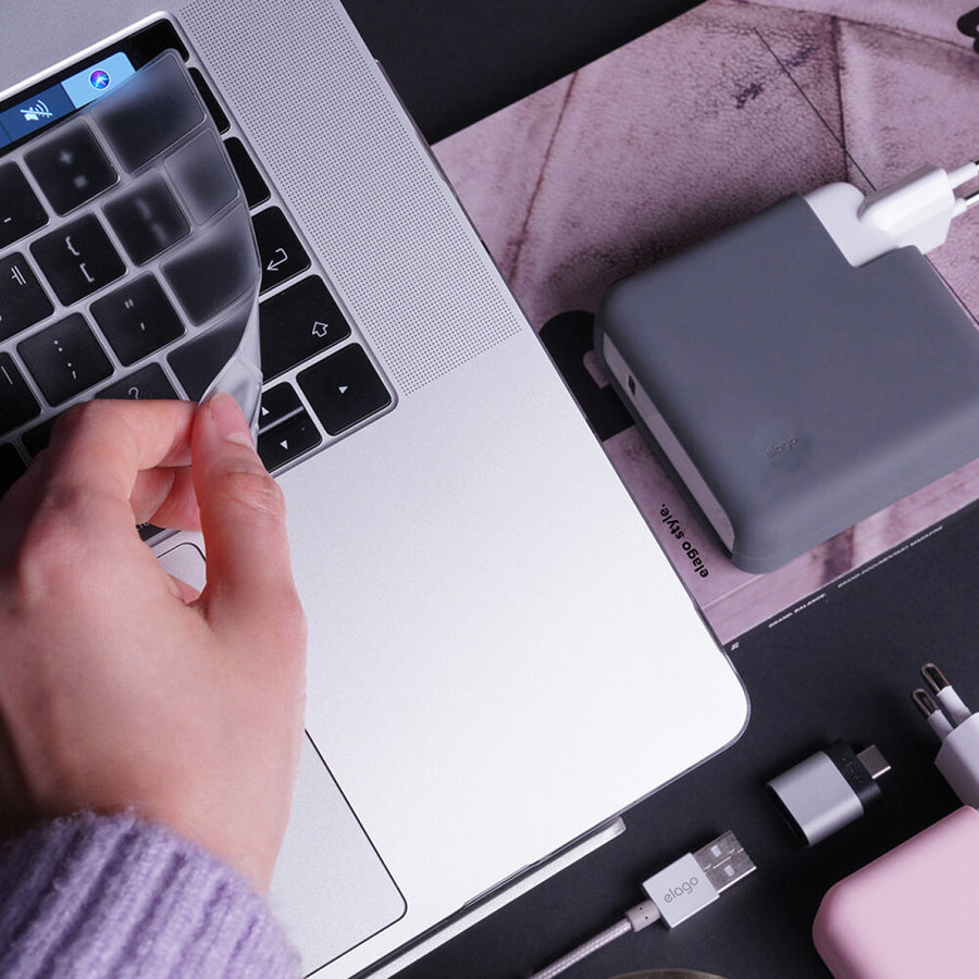 Ultra Thin Keyboard Skin for MacBook Pro 16 inch with Touch Bar and Touch ID  [Version 2019]