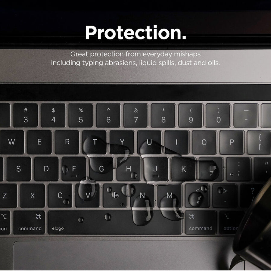 Ultra Thin Keyboard Skin for MacBook Pro 16 inch with Touch Bar and Touch ID  [Version 2019]