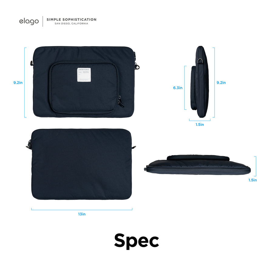 Tablet and Laptop Sleeve [Jean Indigo - 2 Sizes]