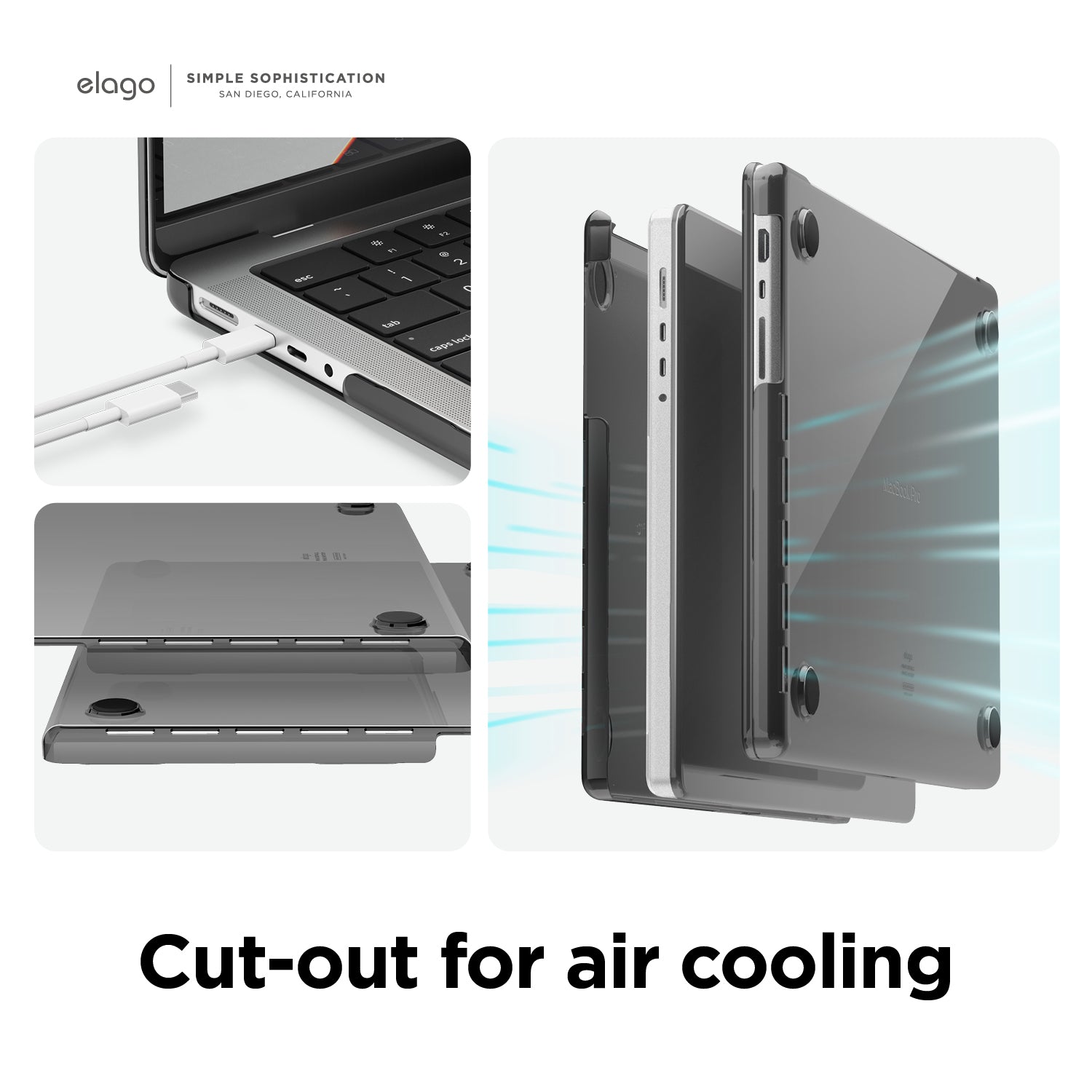 Sleek Macbook Pro M1 Case | elago Ultra Slim Hard Case