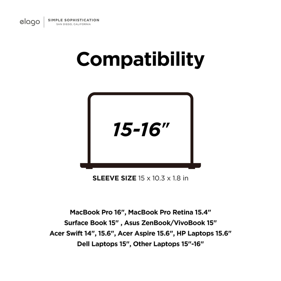 Tablet and Laptop Sleeve [Stone - 3 Sizes]