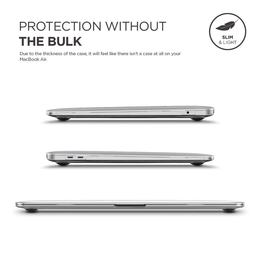 Ultra Slim Hard Case for MacBook Air 13 inch [Version 2019, 2018] - [Clear]