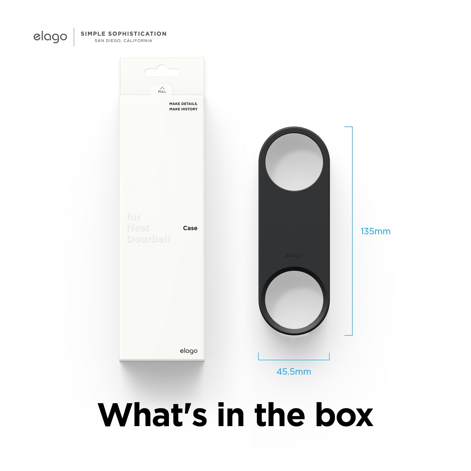 Google Nest Hello Video Doorbell Silicone Case (Wired 2nd Gen) elago