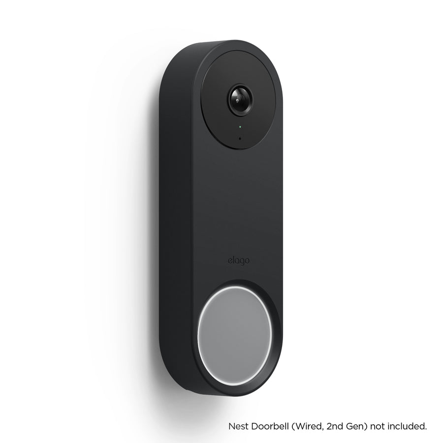 Silicone Case for Google Nest Hello Video Doorbell (Wired, 2nd Gen) [2 Colors]