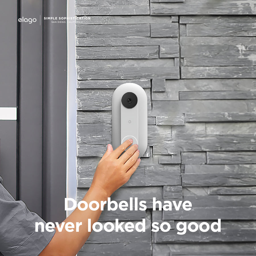 Wall Plate for Nest Hello Doorbell 2021 (Battery) [5 Colors]