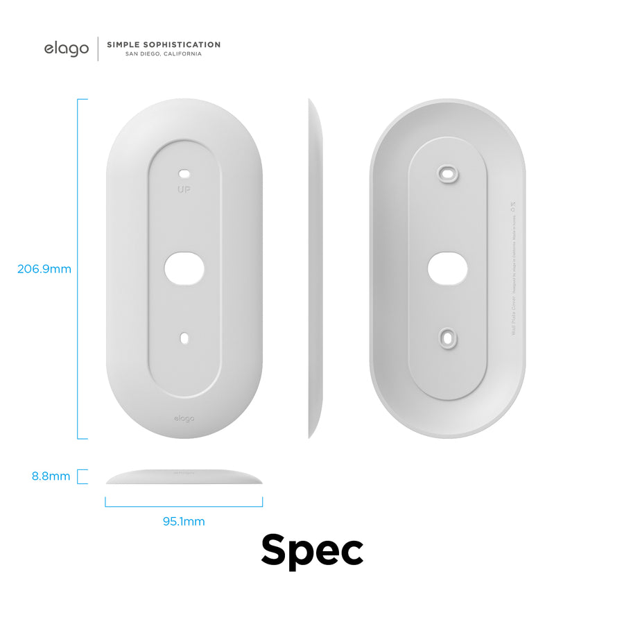 Nest hello doorbell best sale dimensions