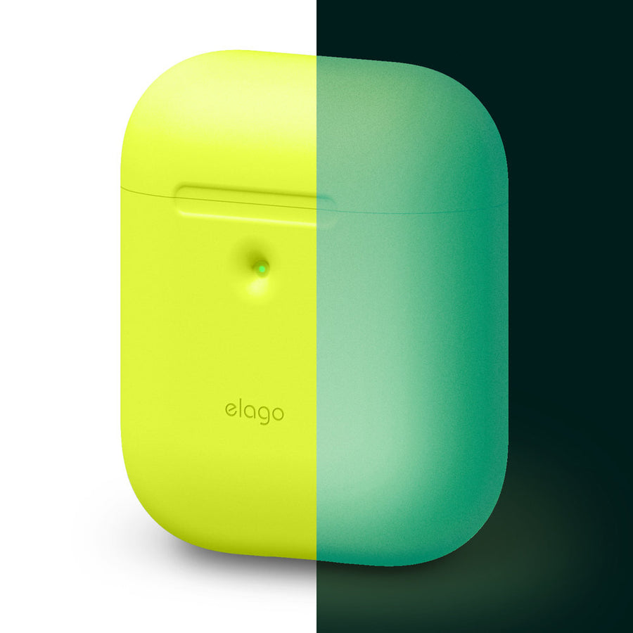 Silicone Wireless Charging Case for AirPods 1 & 2 [14 Colors]