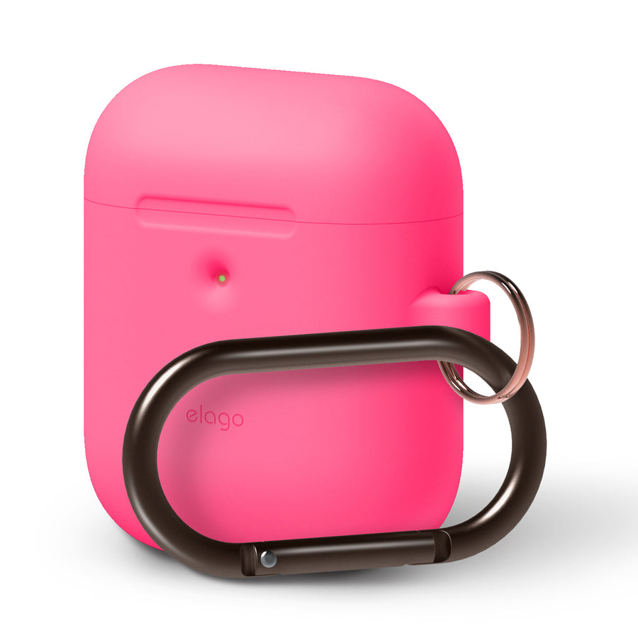 Silicone Hang Wireless Charging Case for AirPods 1 & 2 [12 Colors]