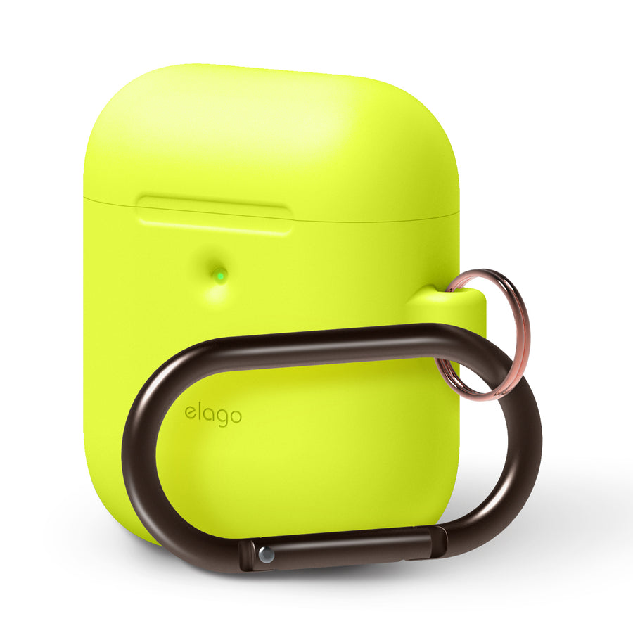 Silicone Hang Wireless Charging Case for AirPods 1 & 2 [12 Colors]