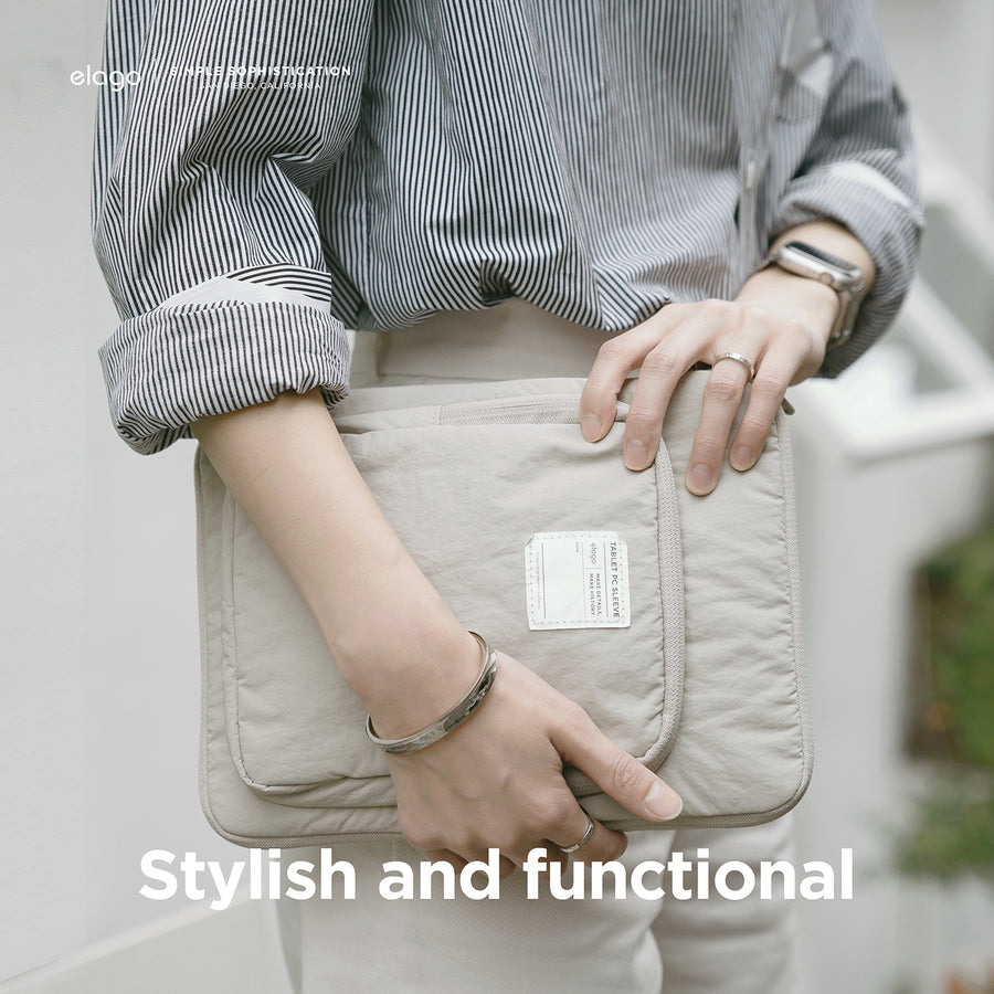 Tablet and Laptop Sleeve [Stone - 3 Sizes]
