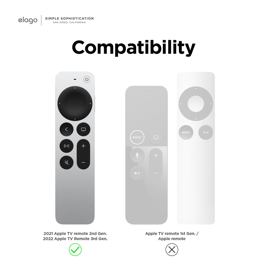 R1 Intelli Case for 2022/2021 Apple TV Siri Remote [5 Colors]