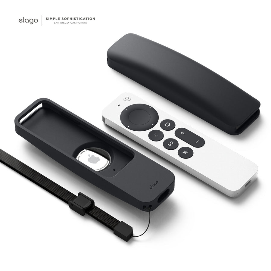 R5 Locator Case for 2022/2021 Apple TV Siri Remote [4 Colors] - AirTag not included