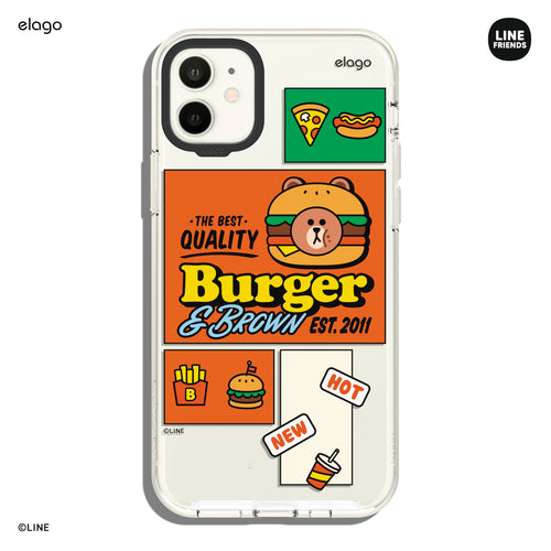 LINE FRIENDS | elago Burger Time Case for iPhone 11 Case [3 Styles]