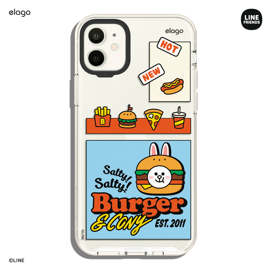 LINE FRIENDS | elago Burger Time Case for iPhone 11 Case [3 Styles]