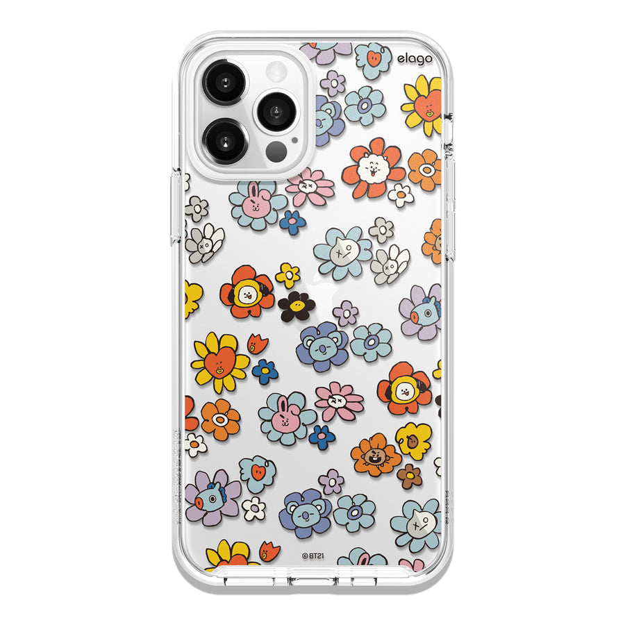 BT21 | elago Flower Case for iPhone 12 / 12 Pro [2 Styles]