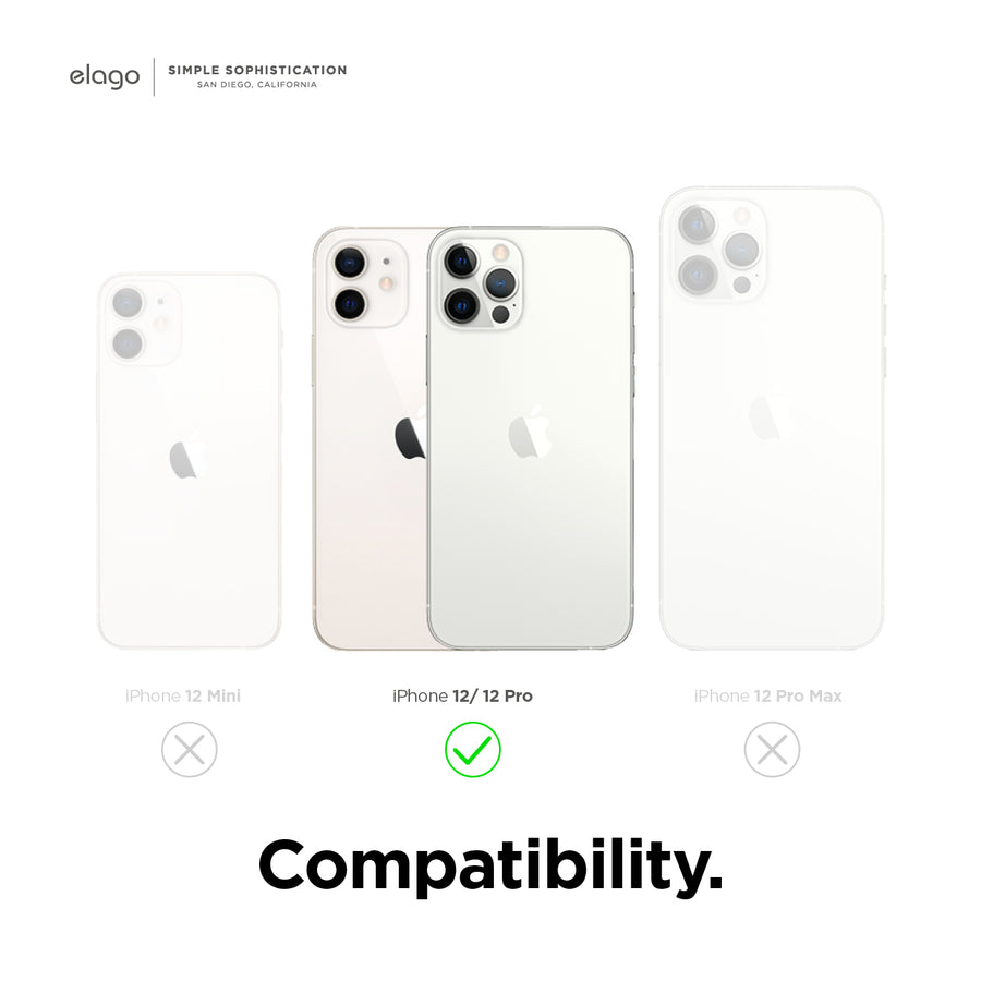  elago Funda magnética de silicona compatible con MagSafe  compatible con iPhone 12 y compatible con iPhone 12 Pro de 6.1 pulgadas,  imanes integrados, compatible con todos los accesorios MagSafe : Celulares  y Accesorios